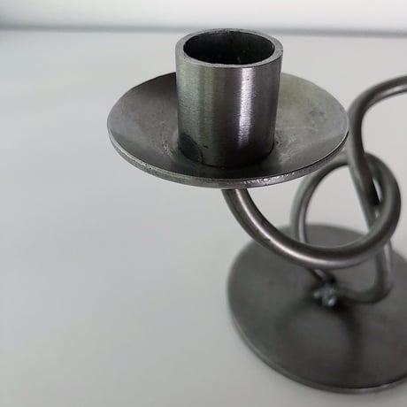 candle holder 2arms Denmark 70s
