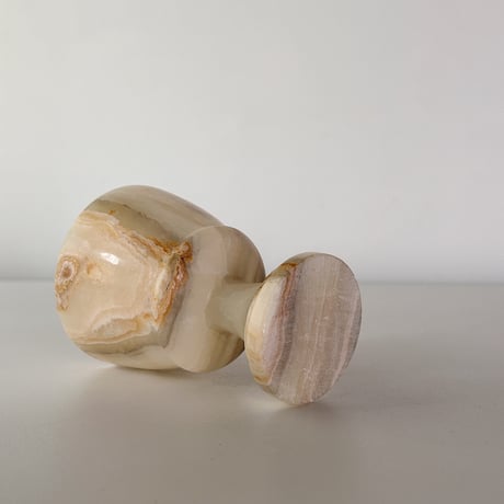 vintage onyx marble goblet <A>