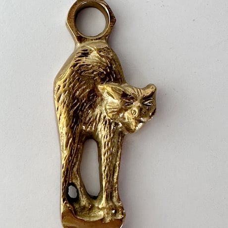 Bottle Opener with stretching cat 80s