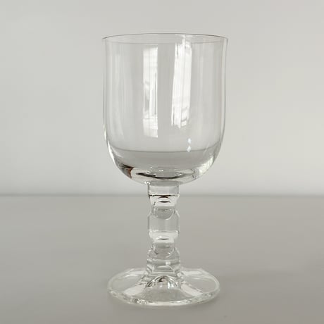 glass with carved stem Rosenthal Germany 60s
