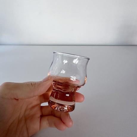 Pink vintage glass glass <SMALL>