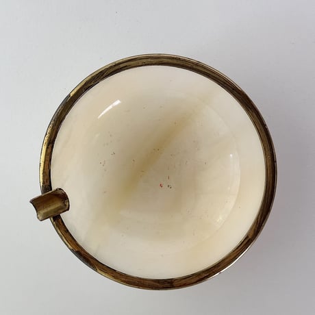 Full moon alabaster tray 50s Europe