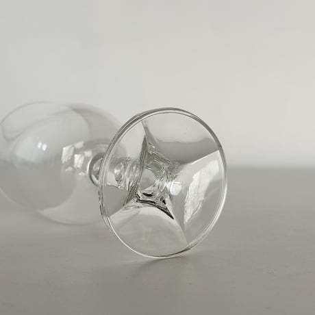 glass with carved stem Rosenthal Germany 60s