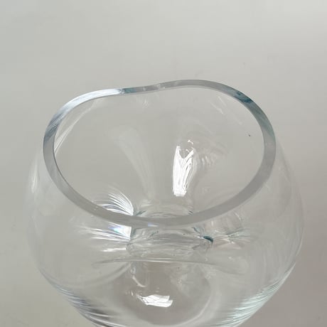 glass vase donut 70s