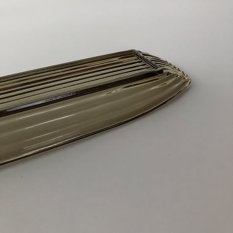 ”Atland" smoke glass plate 70s