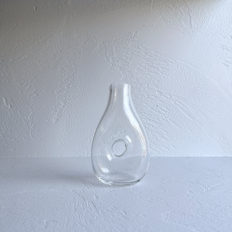 LAN glass vase with hole