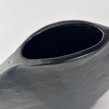 vase black shell 70s Austria