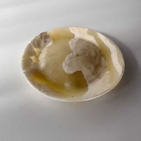 "moonlight" alabaster tray 70s