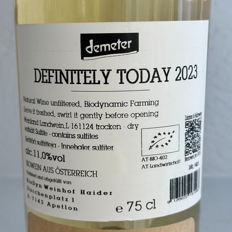 <WHITE> Definitely today 2023 / Haider