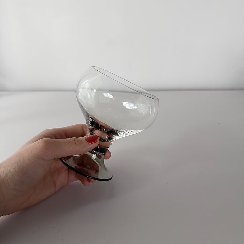 clear & smoke champagne glass Rosenthal Studio 