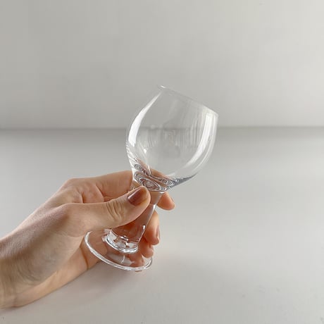 crystal ball glass <SMALL > 60s Germany