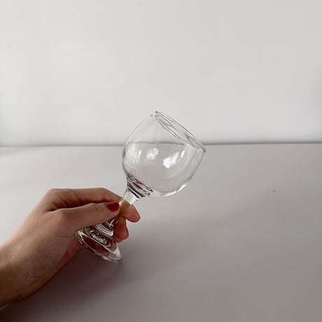 vintage glass for wine 80s USA