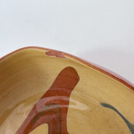 Studio pottery terracotta bowl 60s