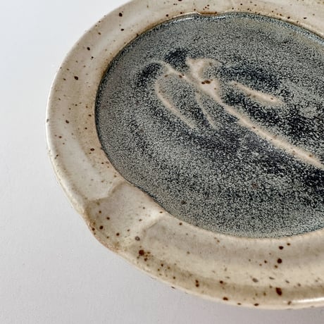 Studio Pottery tray unique signed