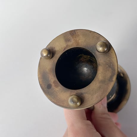 vintage oil burner brass plated 90s-A