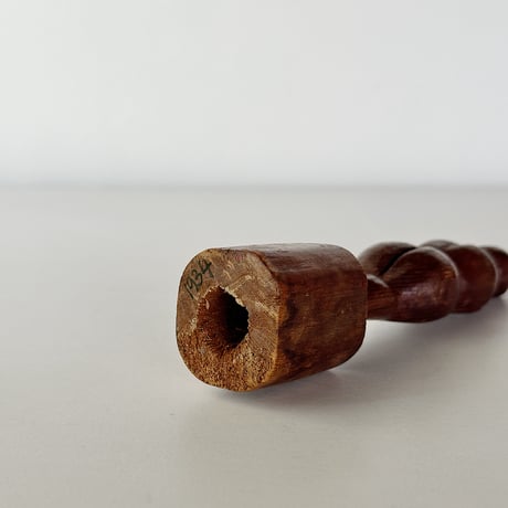 wood carved small woman 30s
