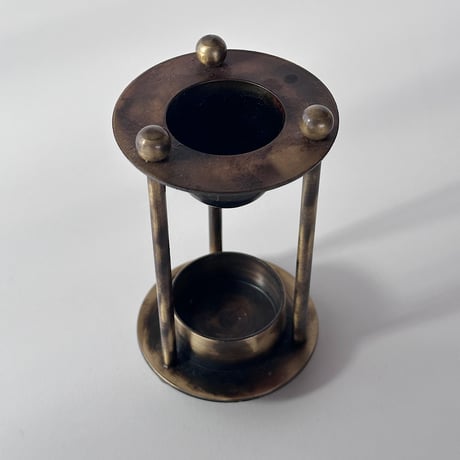 vintage oil burner brass plated 90s-A