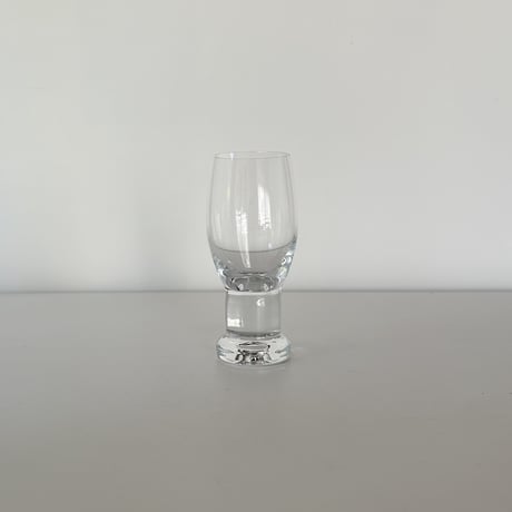 chubby stem wine glass 70s Finland