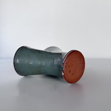 Bolingey pinched vase -marine blue