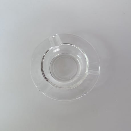 tray clear glass 70s