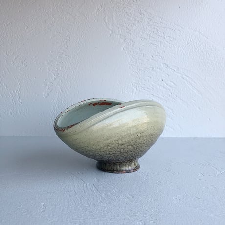 vase clam pot Scandinavian 80s