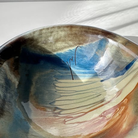 marble terracotta bowl French