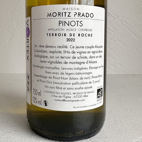 <WHITE> Pinots Terrioir de Roche 2022  / Moritz Prado