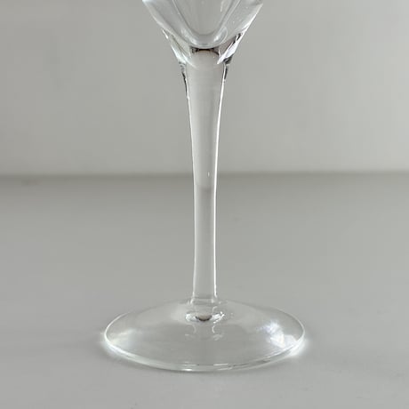 crystal fluted glass 70s USA