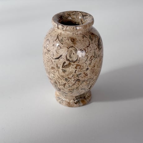 tiny granite stone vase 90s Europe