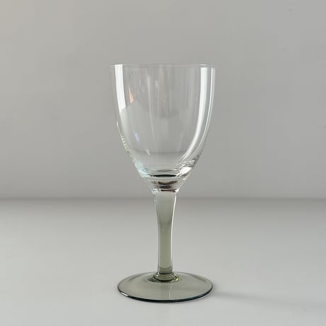 clear glass with smokey stem 80s