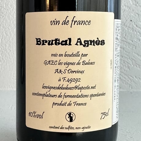 <RED> Brutal Agnes 2023 / Les Vignes de Babass