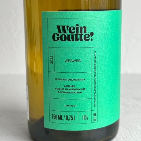 <WHITE> Pasta Buzz 2022 / Wein Goutte