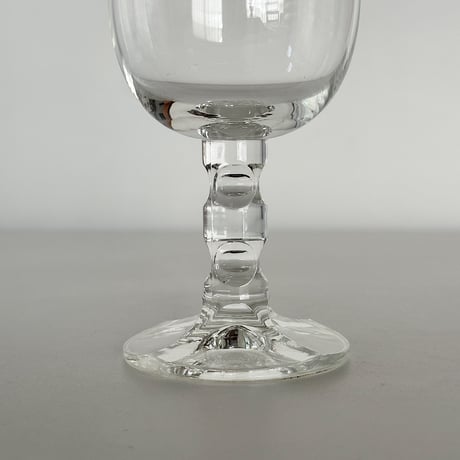 glass with carved stem Rosenthal Germany 60s