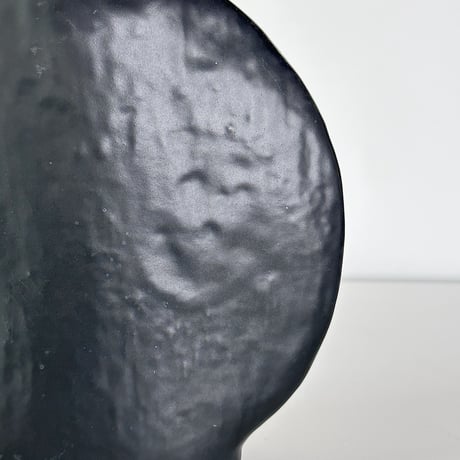 vase black shell 70s Austria