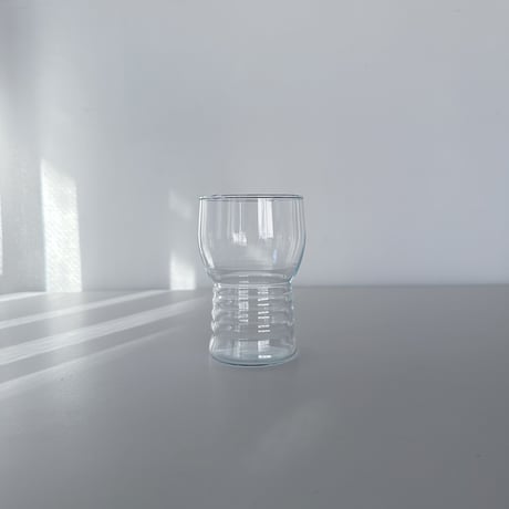 glass with rib E.Germany 80s