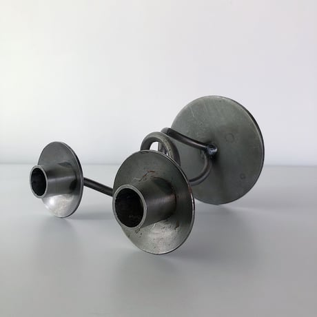candle holder 2arms Denmark 70s