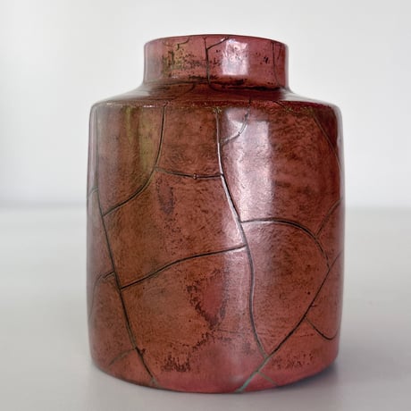 tile vase by Paul Dressler 50s W.Germany