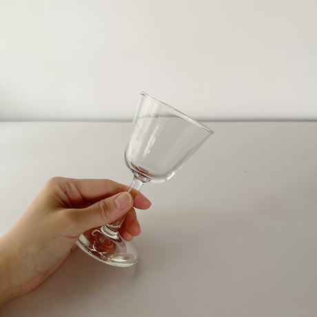 bell shape small glass 60s USA