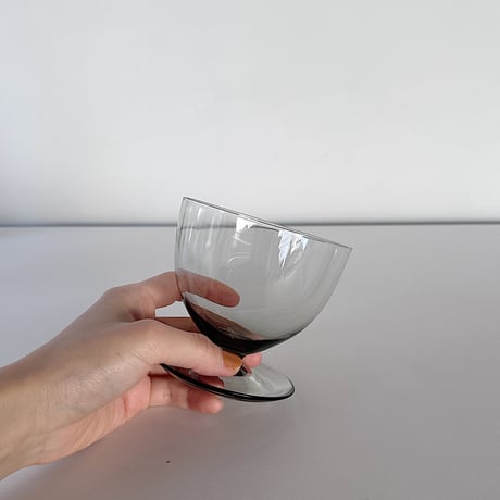 smokey-grey bowl for dessert  Australia 70s