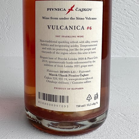 <SPARKLING,ORANGE> VULCANICA #6 / Pivnica Cajkov