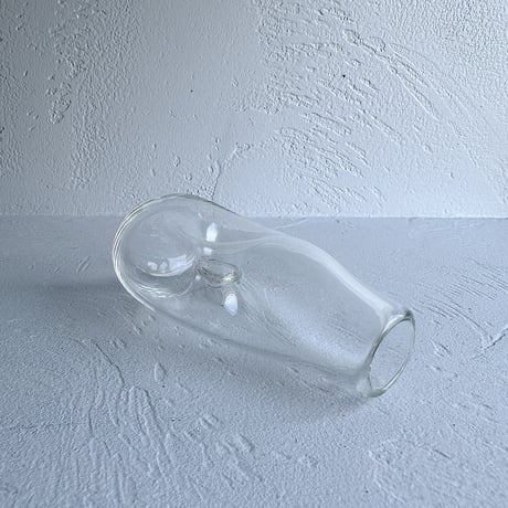 LAN glass vase with hole