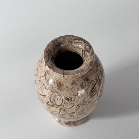 tiny granite stone vase 90s Europe