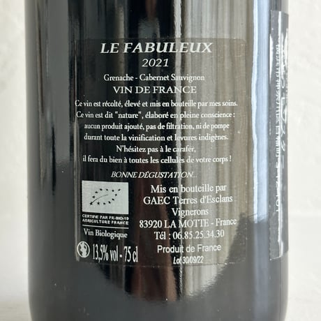 <RED> Le Fabuleux 2021 / Terres d’Esclans(Fabrice Raymond)