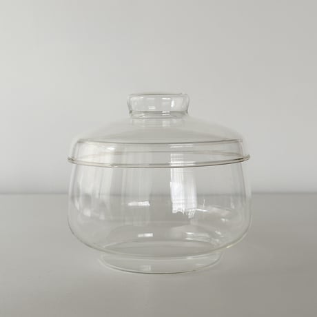 bonbonniere glass jar E.Germany 80s