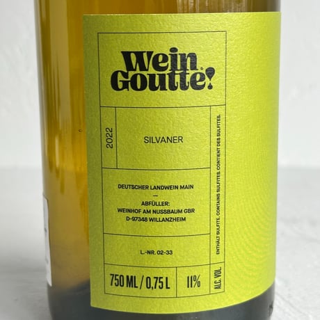 <WHITE> Snapping Crocodile 2022  / Wein Goutte