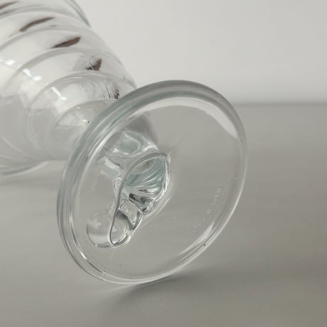 cone glass vase Italy 80-90s