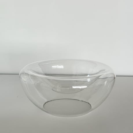 glass round bowl 60s Poland