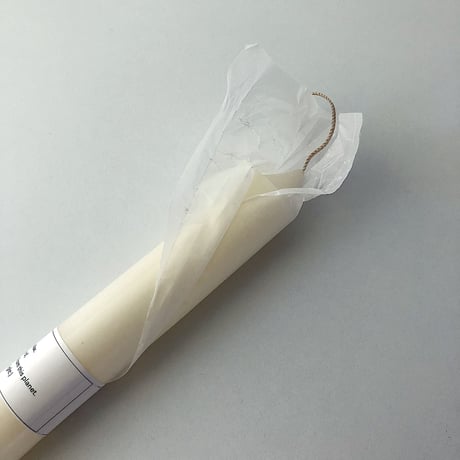 YENABELL Bees wax long candle / White