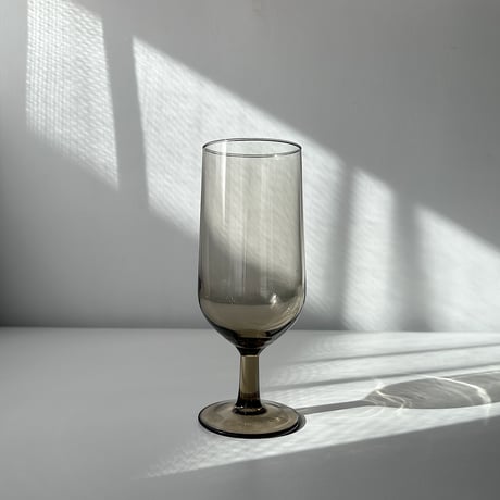 Smoke beer glass Arcoroc 80s
