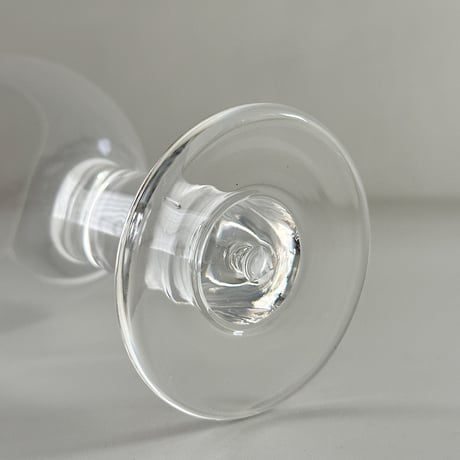 crystal ball glass <LARGE > 60s Germany